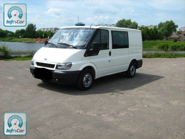 Белый ford transit фото