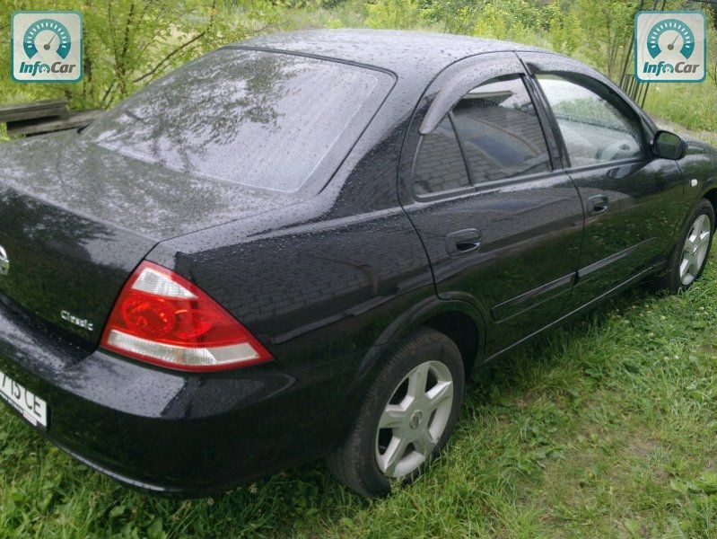 Nissan almera черный