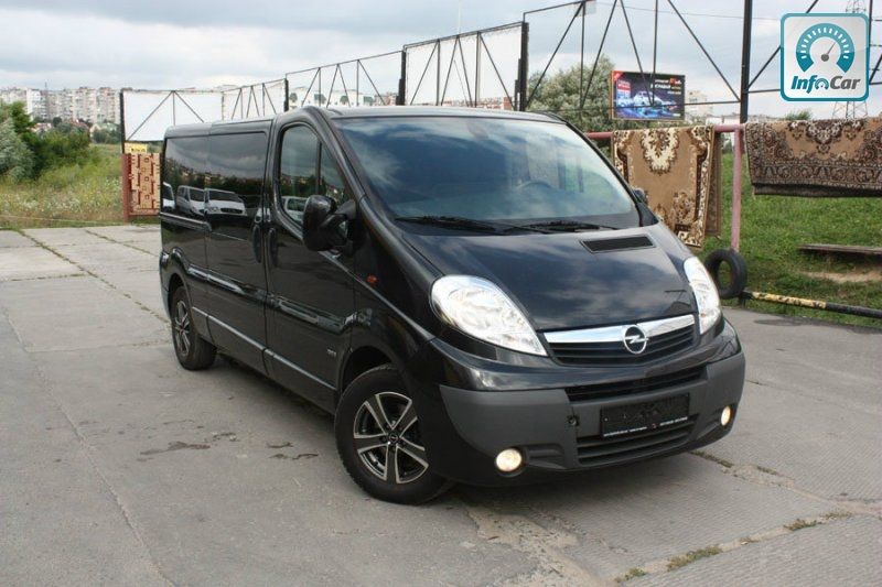 Opel Vivaro 2008 чёрный