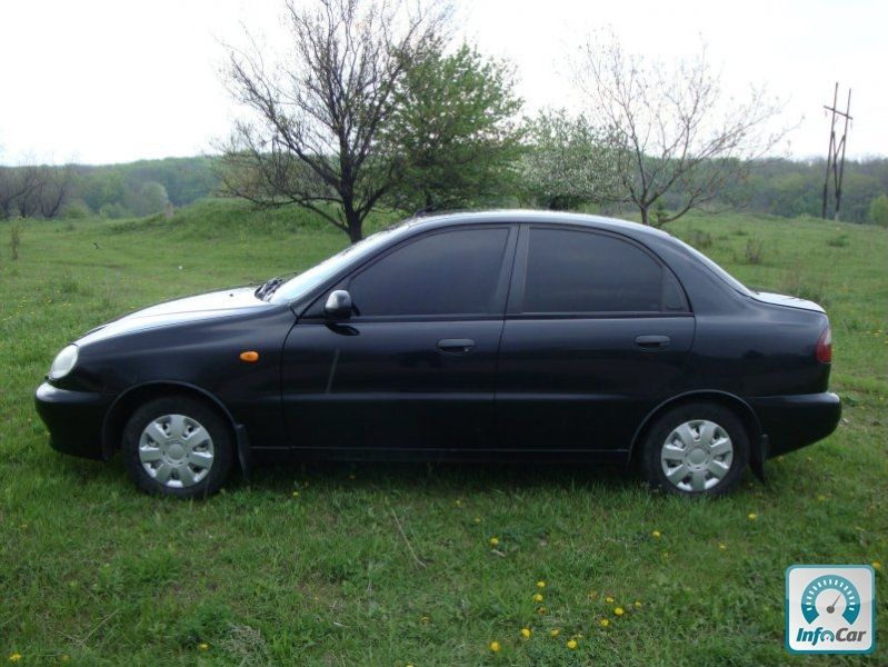 Купить автомобиль Daewoo Lanos se 2003 (черный) с пробегом, продажа ...
