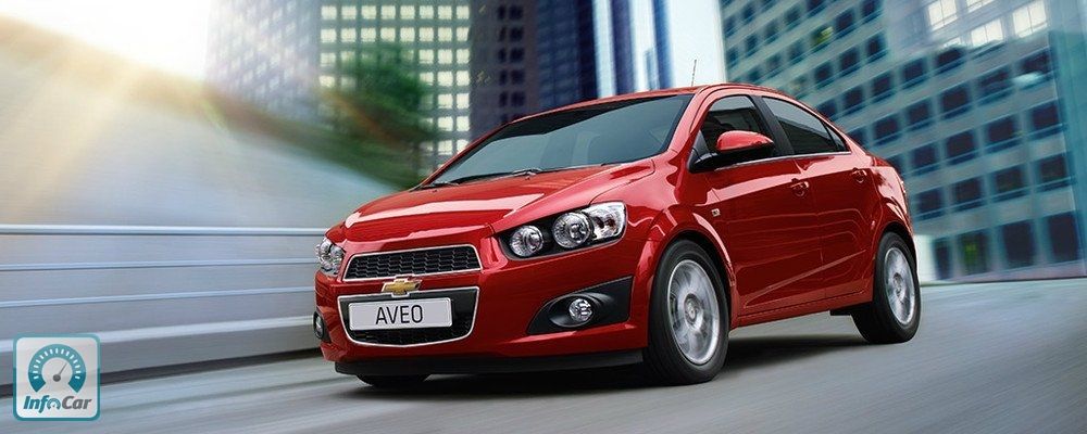 Chevrolet aveo красный