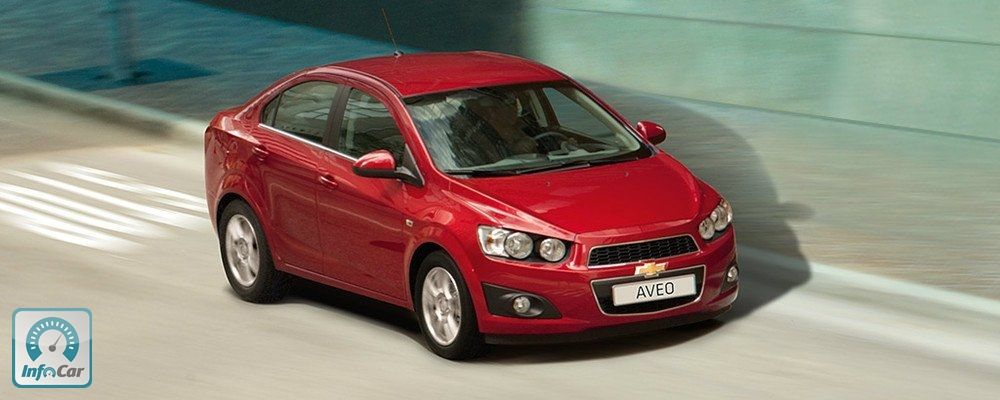 Chevrolet aveo красный