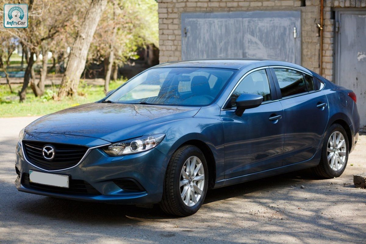 Купить автомобиль Mazda 6 2014 (синий) с пробегом, продажа