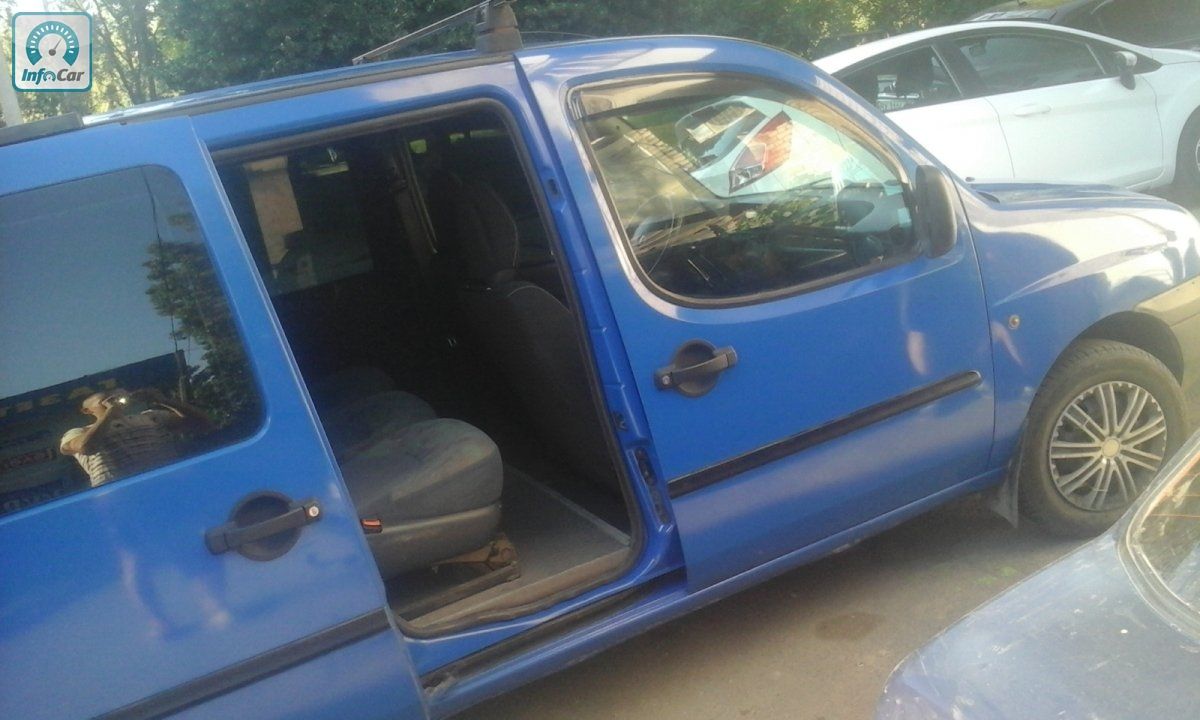Купить автомобиль Fiat Doblo 2002 (синий) с пробегом