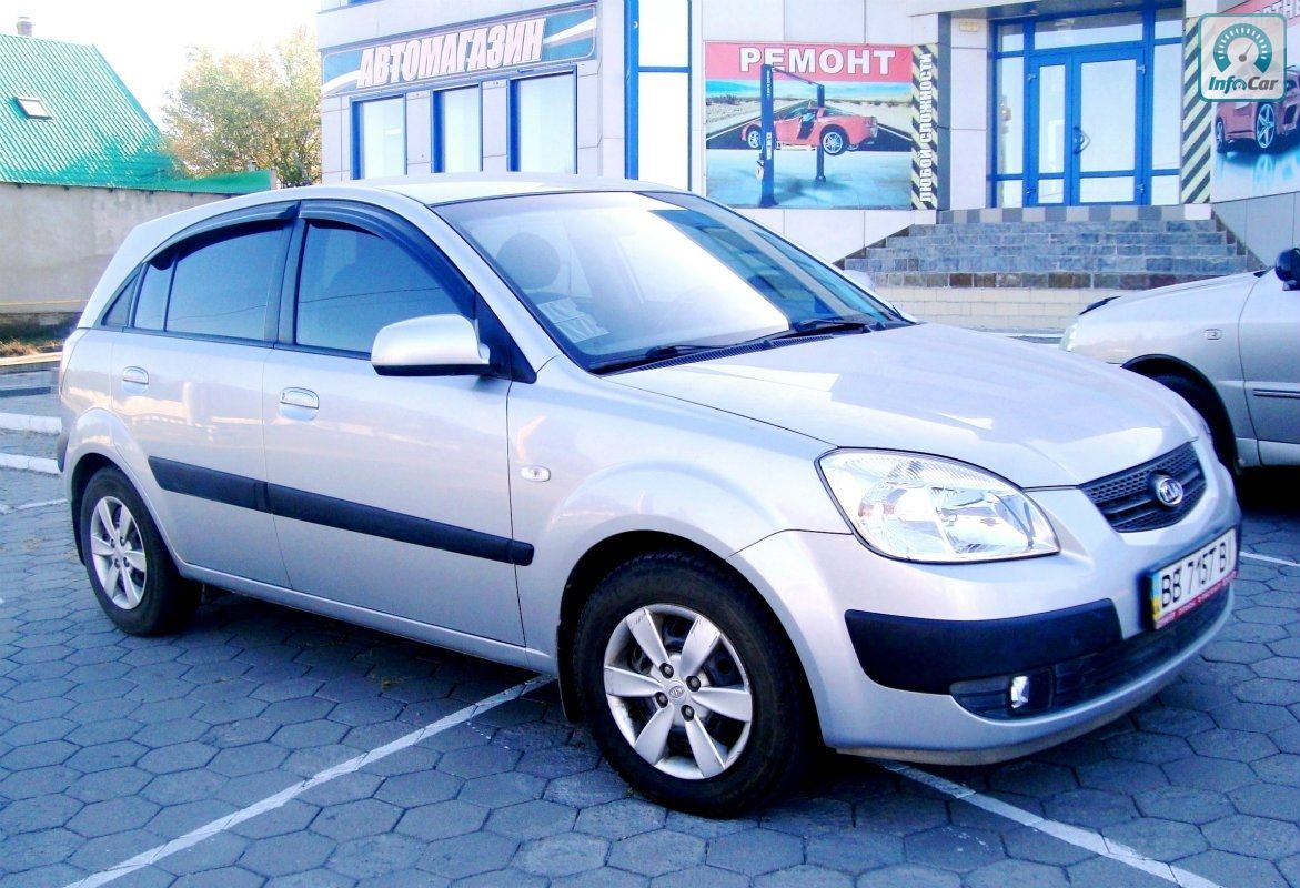 Купить автомобиль KIA Rio 2008 (серебряный) с пробегом