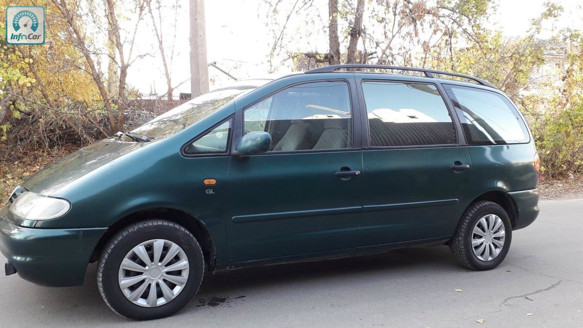 Купить автомобиль Volkswagen Sharan 1996 (зеленый) с
