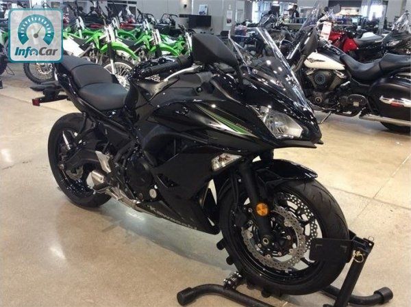 Купить мотоцикл Kawasaki EX EX 2017 (черный) с пробегом, продажа ...