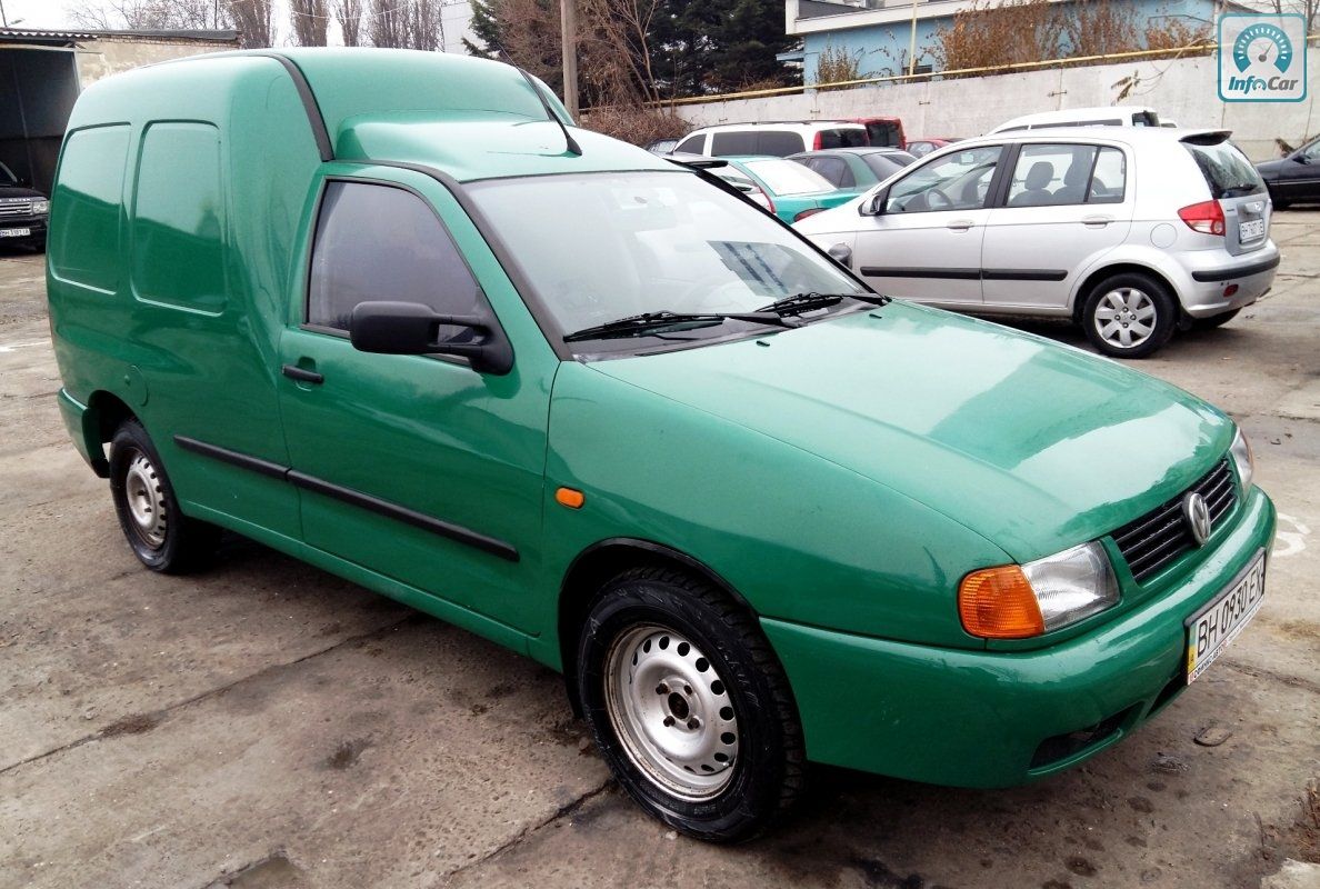 Купить грузовик Volkswagen Caddy 2000 (зеленый) с пробегом