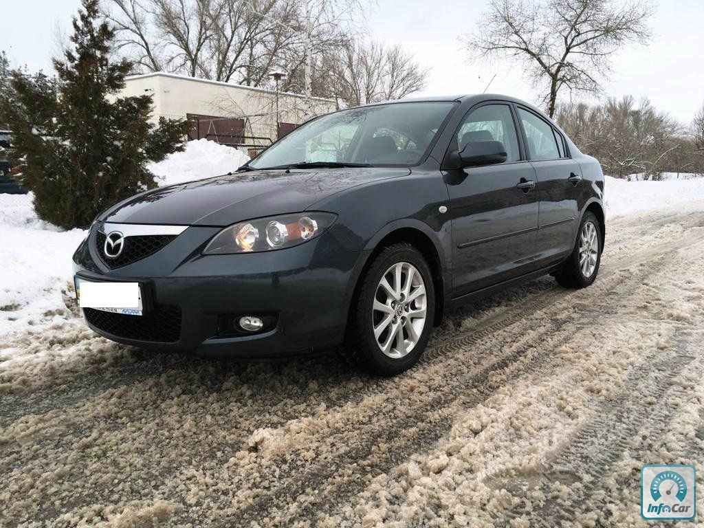 Mazda 3 2008 синяя