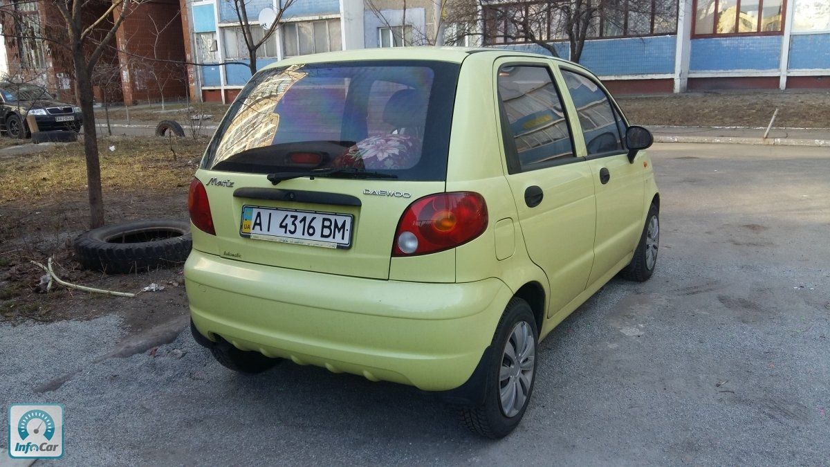 Daewoo matiz комплектации