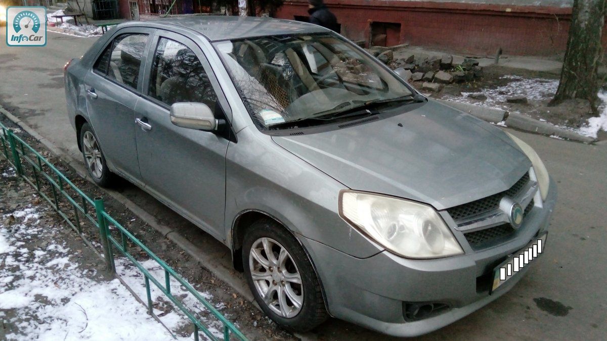 Серый geely mk