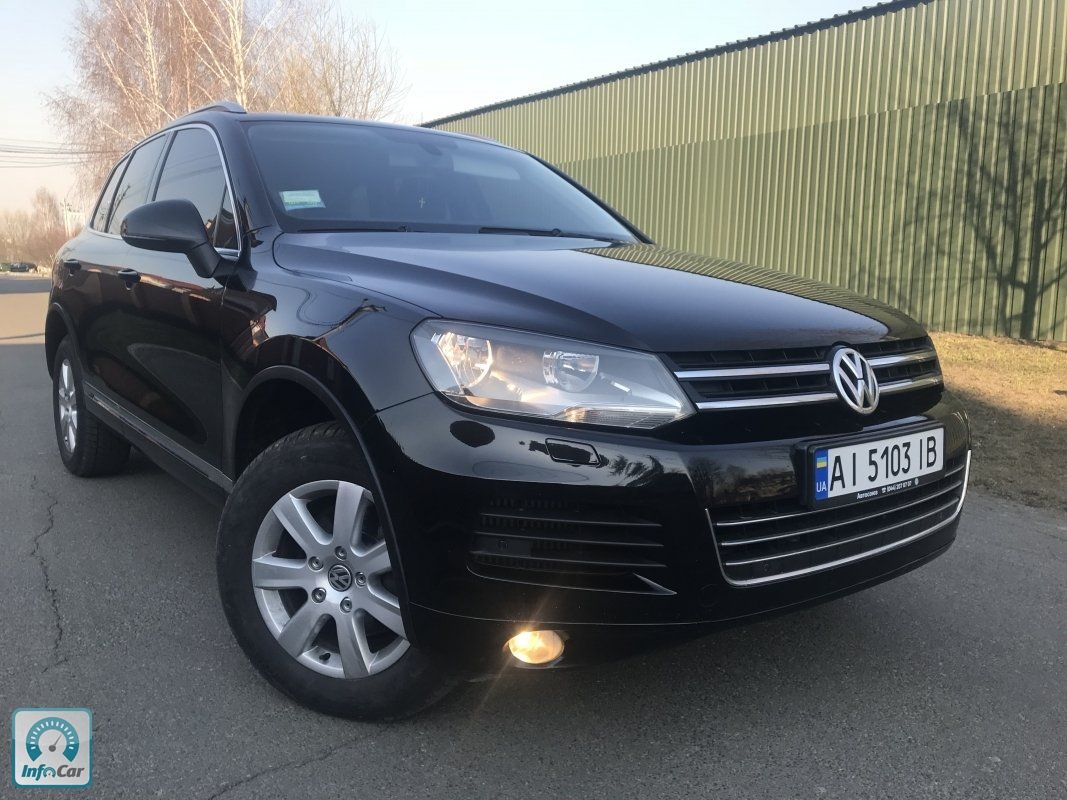 Volkswagen touareg черный