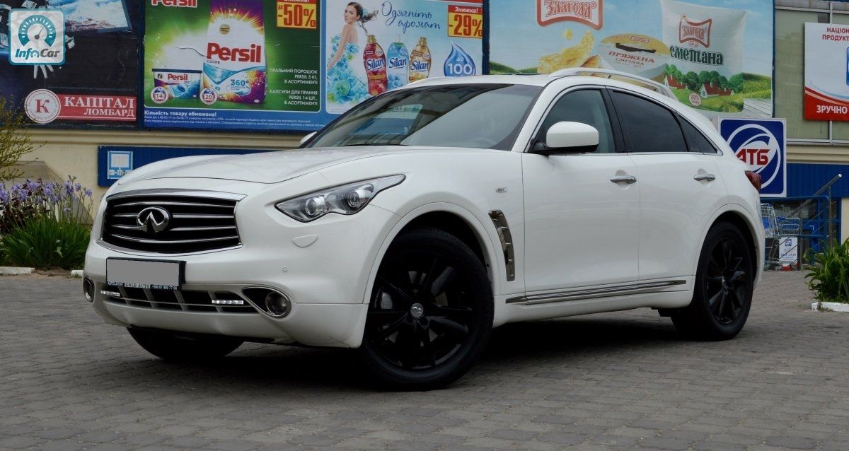 Infiniti qx70 белая