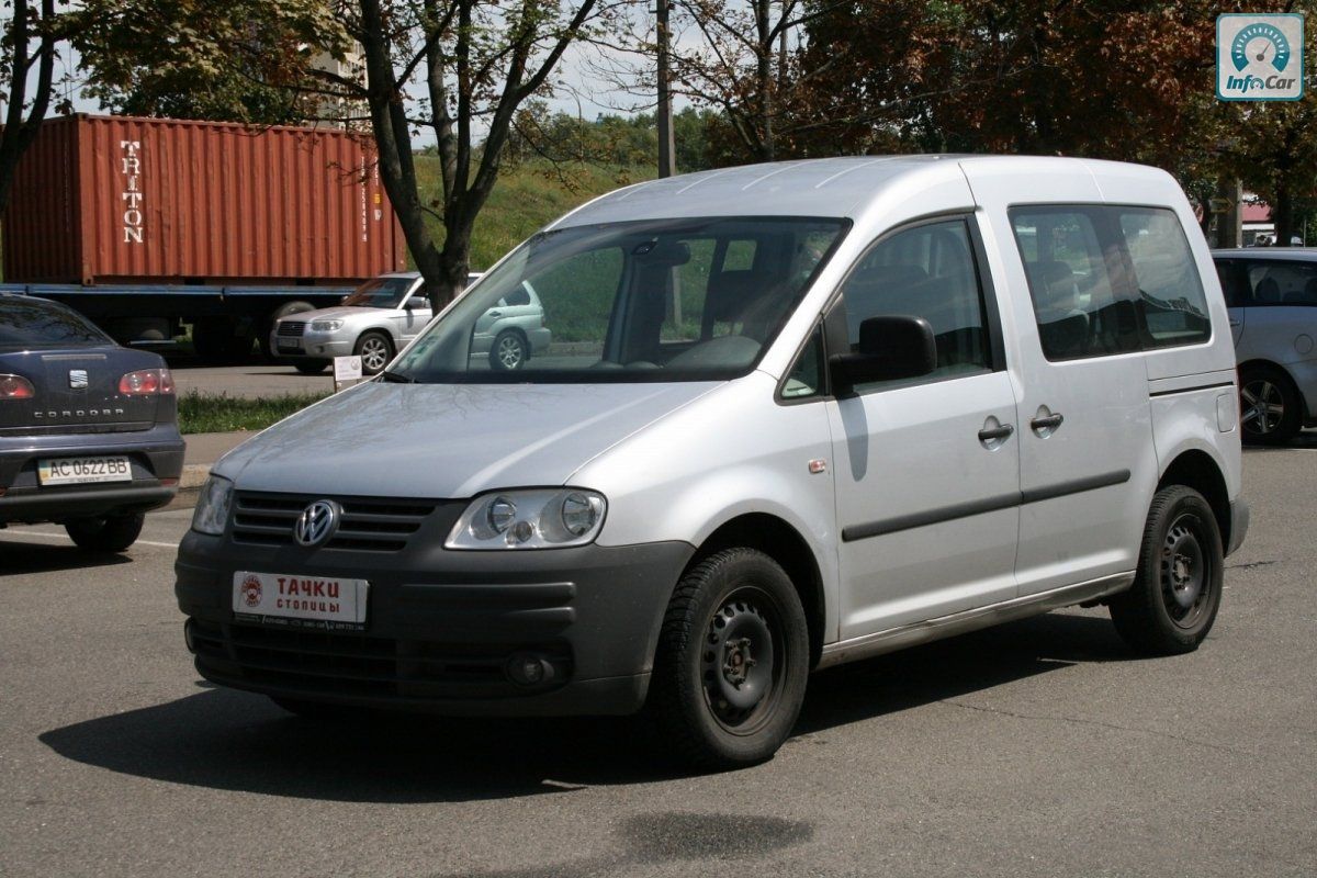 Купить автомобиль Volkswagen Caddy 2008 (серый) с пробегом