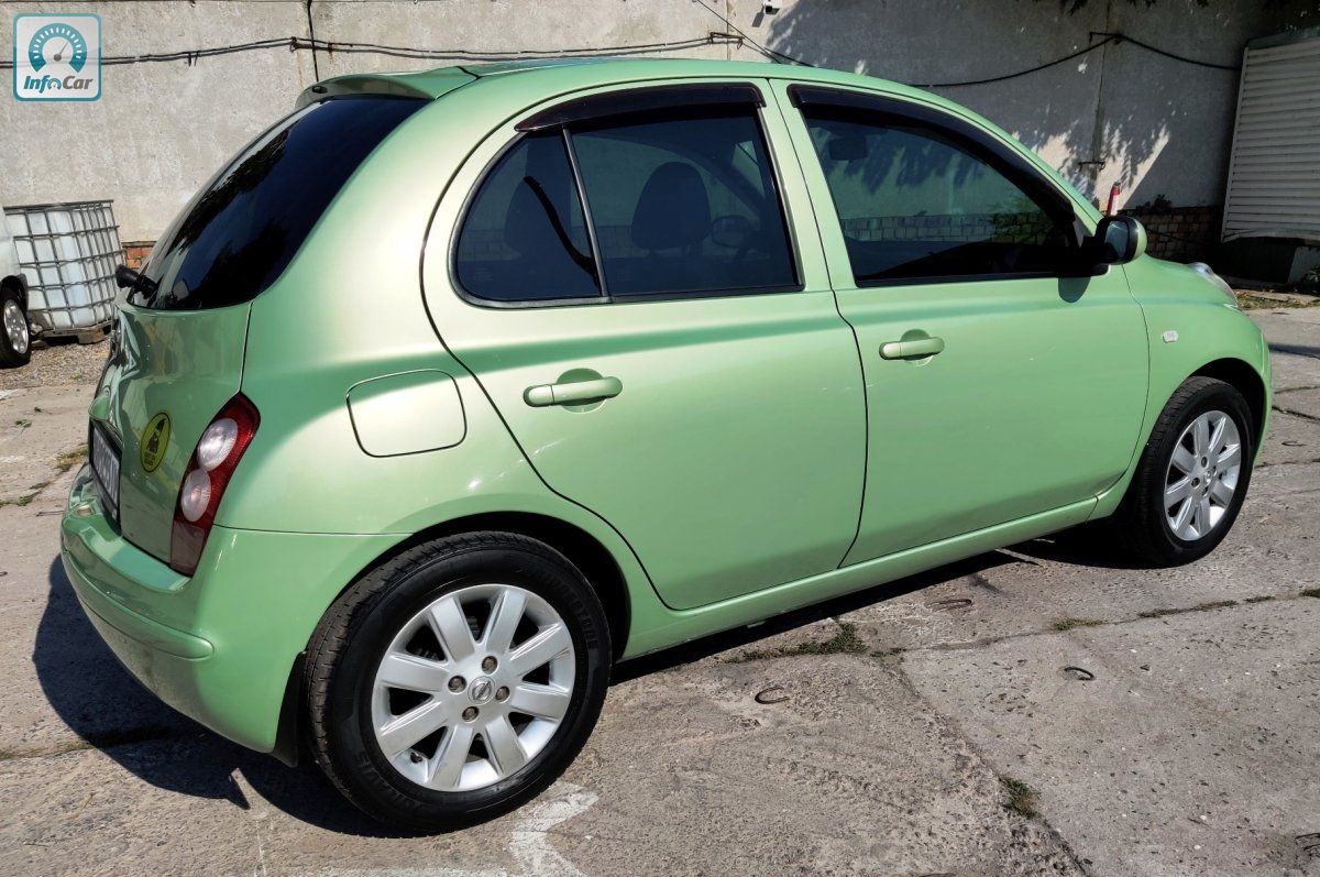 Купить автомобиль Nissan Micra 2005 (зеленый) с пробегом
