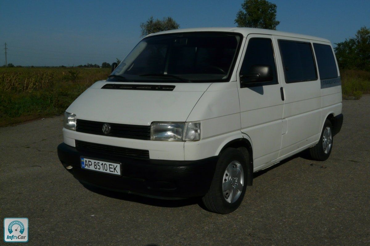 Купить автомобиль Volkswagen Transporter Т4 1998 (белый