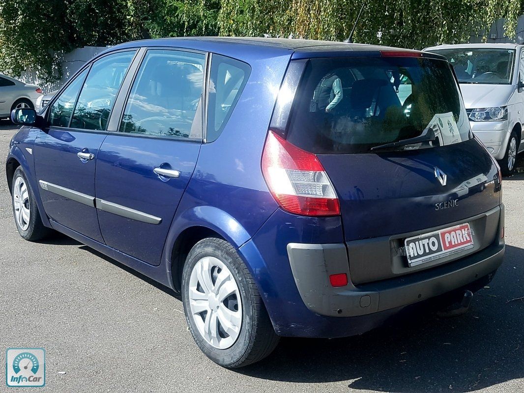 Купить автомобиль Renault Scenic 2004 (синий) с пробегом