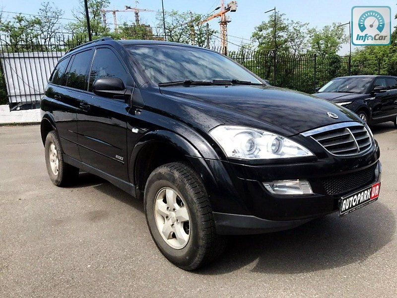 Черный ssangyong kyron