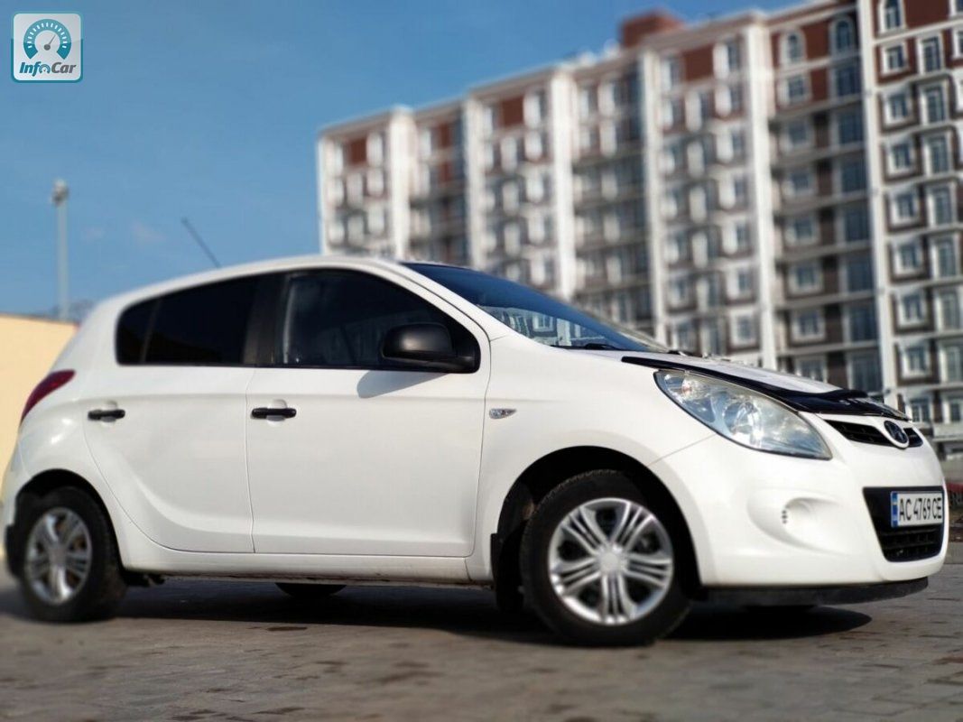 Купить автомобиль Hyundai i20 MAXI 2011 (белый) с пробегом