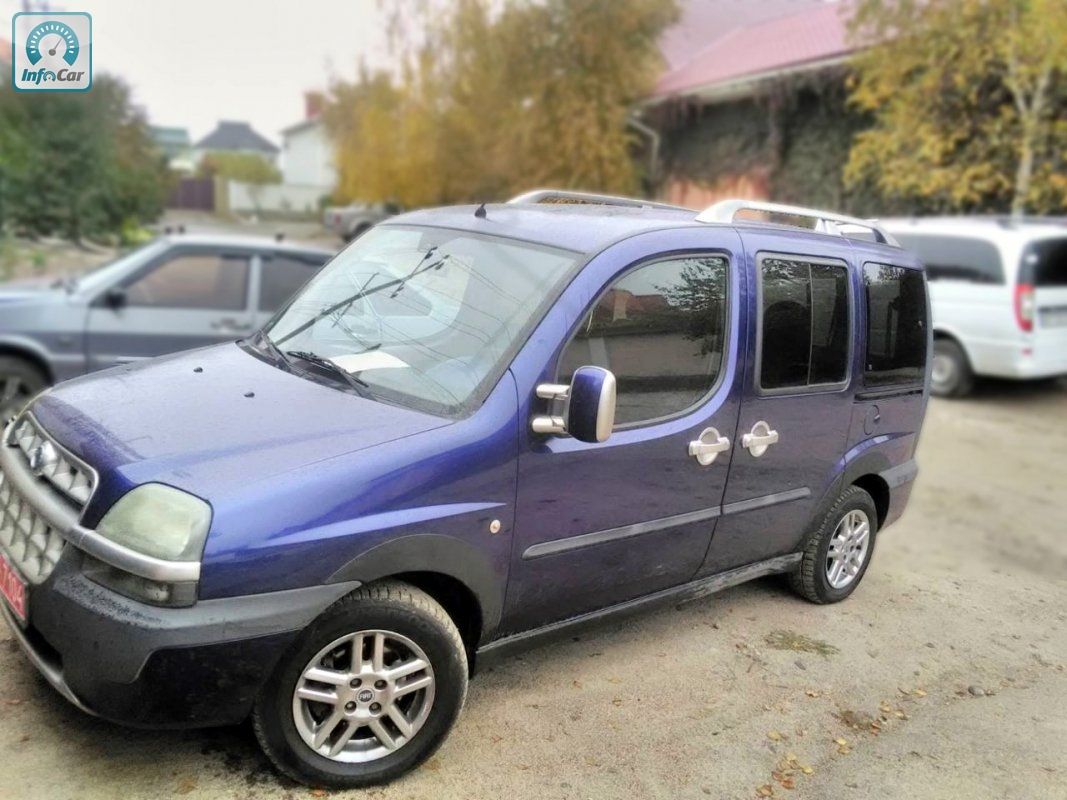 Купить автомобиль Fiat Doblo Malibu 2002 (синий) с