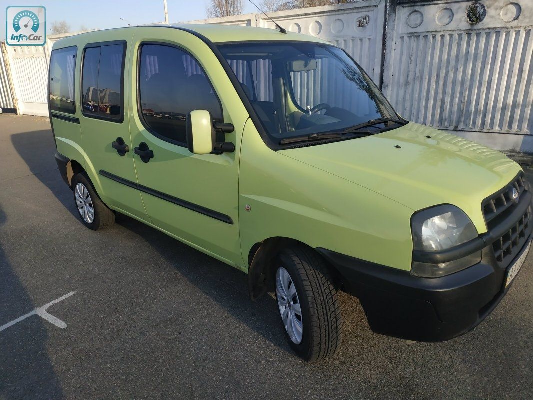 Купить автомобиль Fiat Doblo Пассажир газ 2005 (зеленый) с