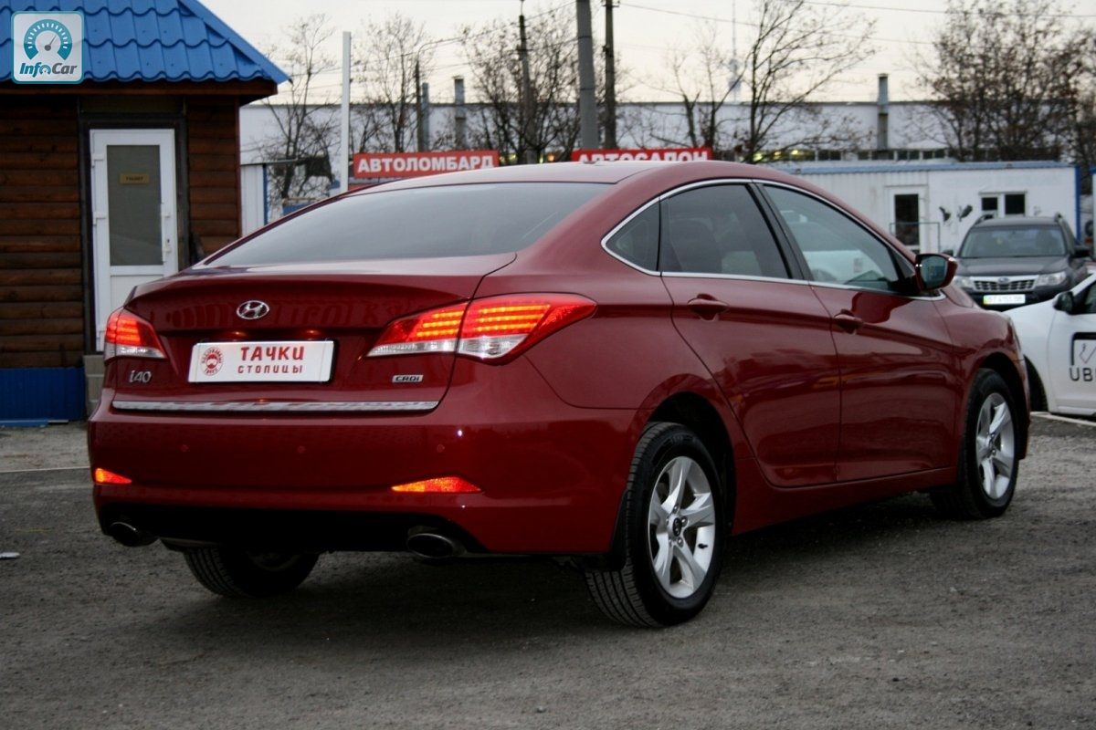 Купить автомобиль Hyundai i40 2013 (красный) с пробегом