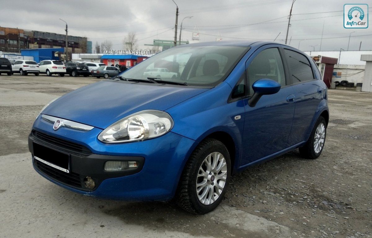Купить автомобиль Fiat Grande Punto 2011 (синий) с