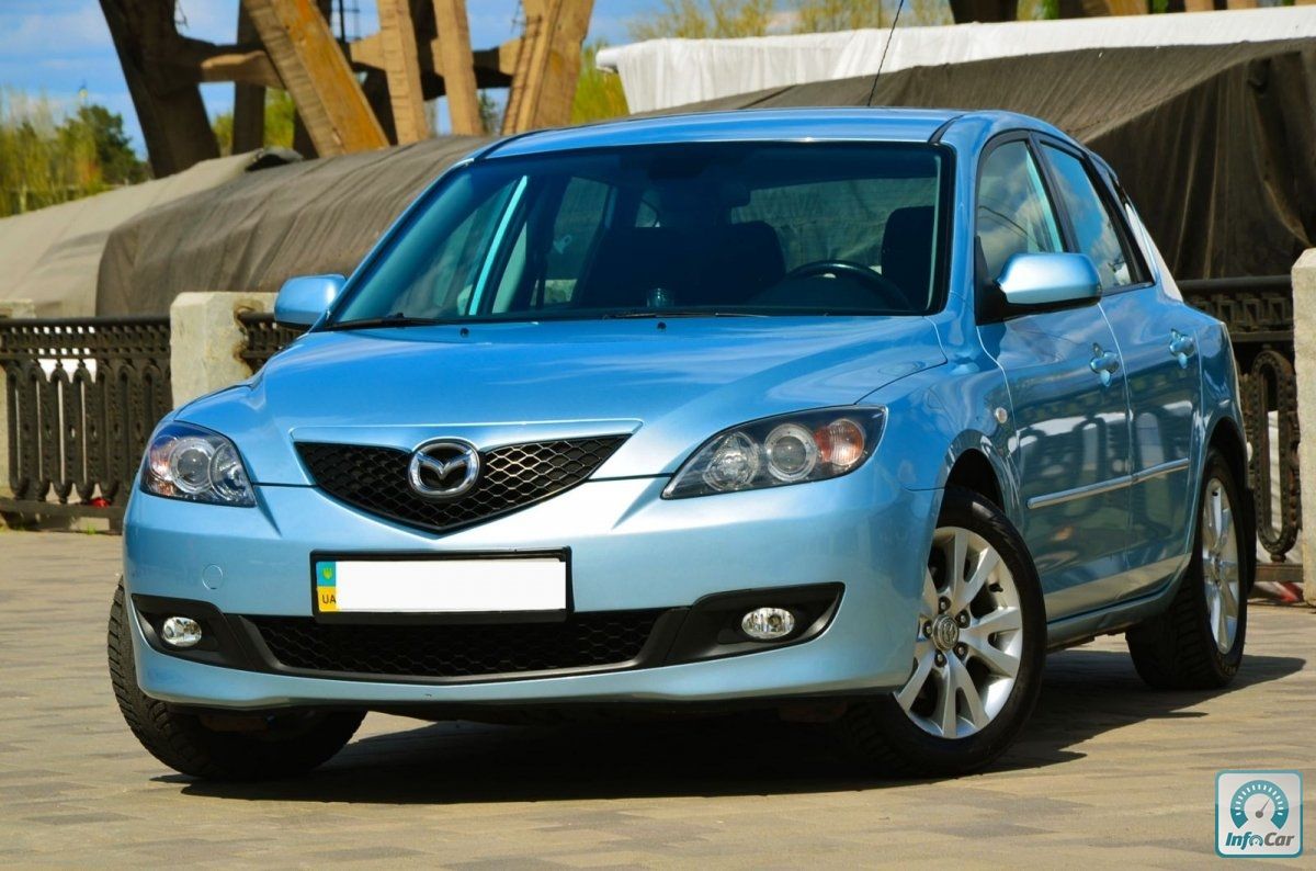 Mazda 3 2008 синяя