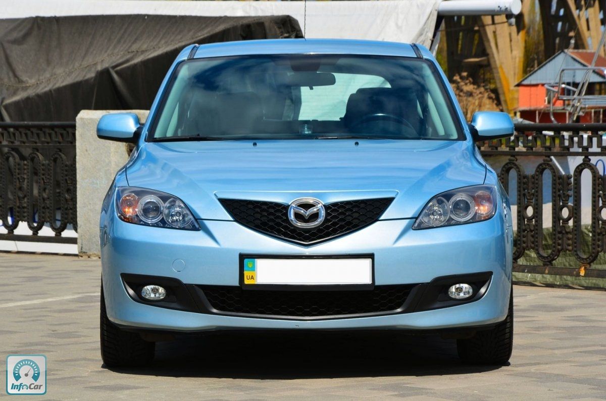 Mazda 3 2008 синяя