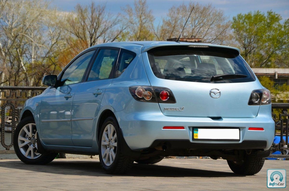 Mazda 3 2008 синяя