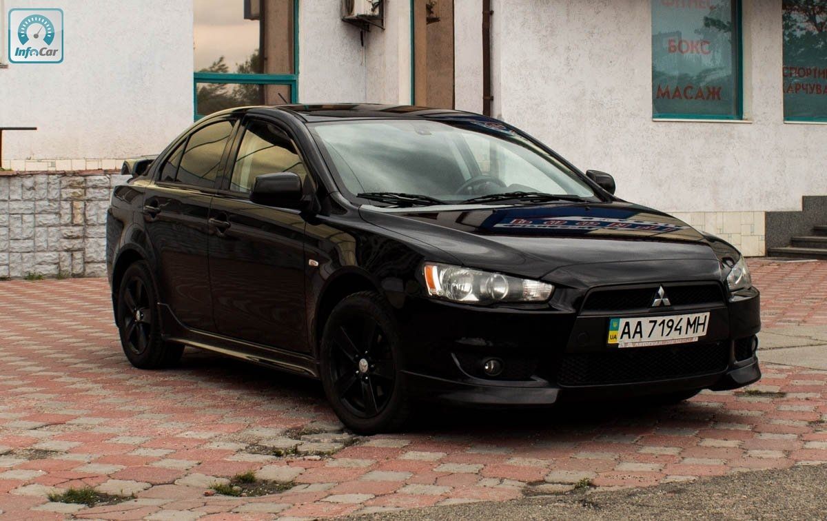 Черный lancer x