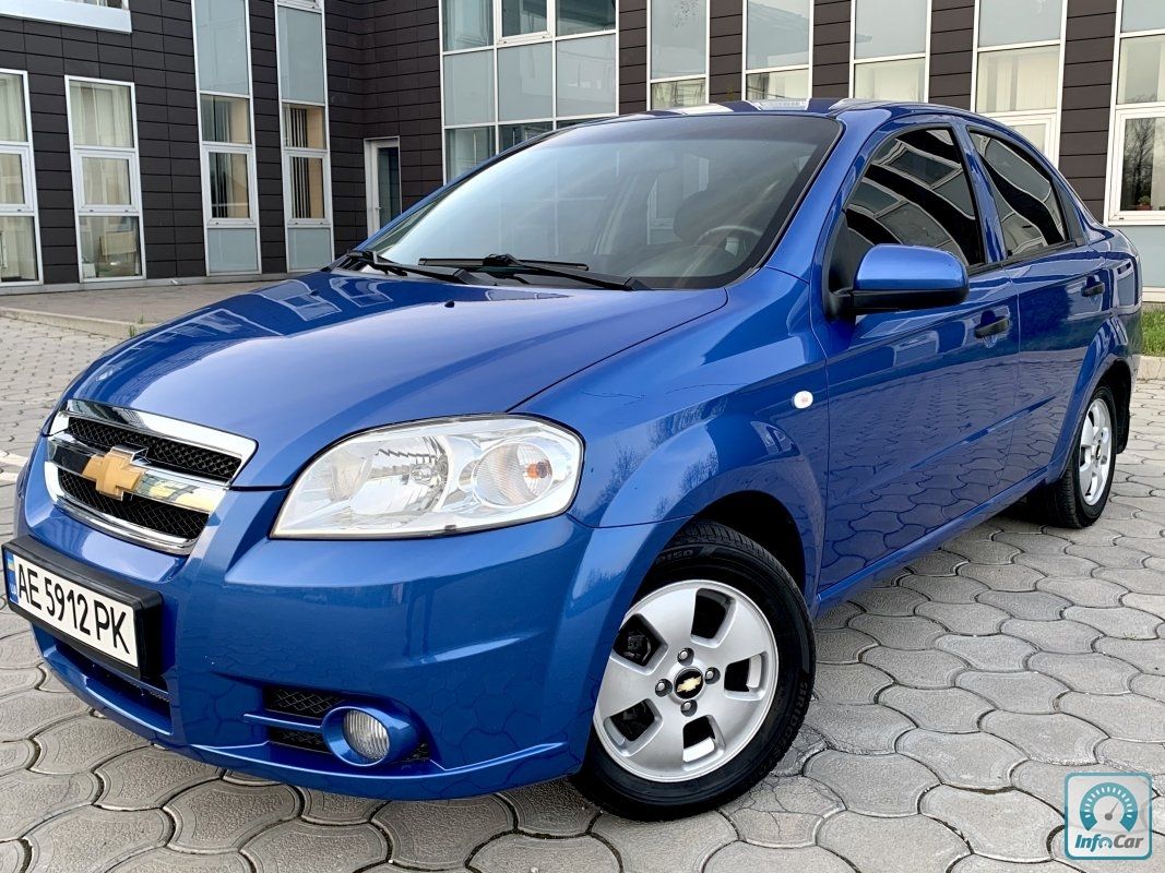 Chevrolet aveo синий